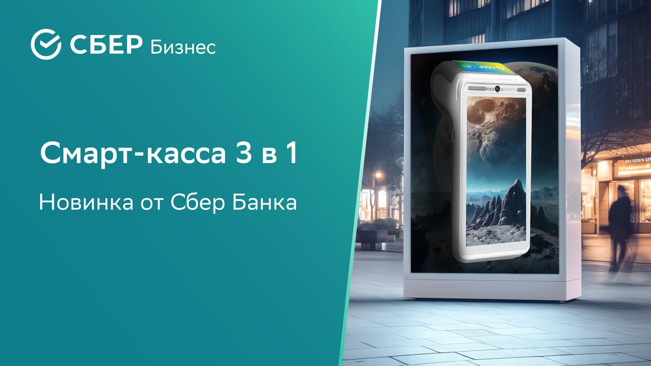 Смарт-касса 3 в 1 от Сбер Банка: универсальное решение для бизнеса