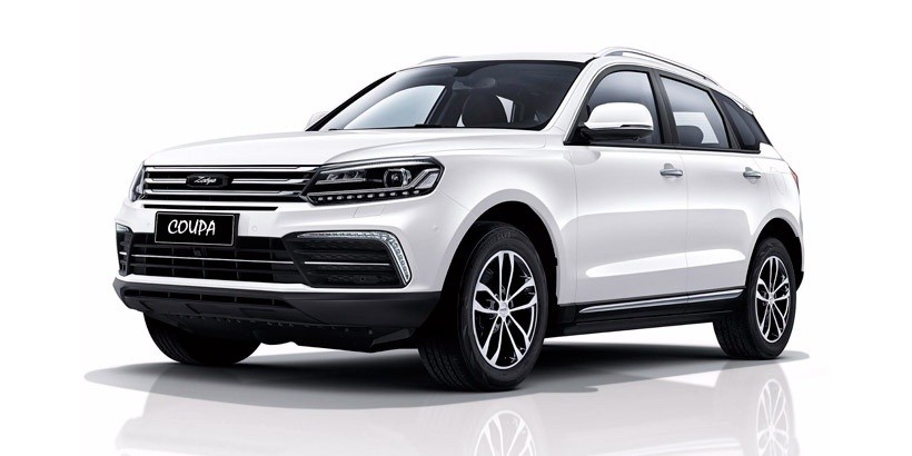 В России анонсировали цену кроссовера Zotye Coupa белорусской сборки