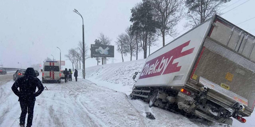 В Беларуси сотни населенных пунктов остались без электричества из-за снегопадов