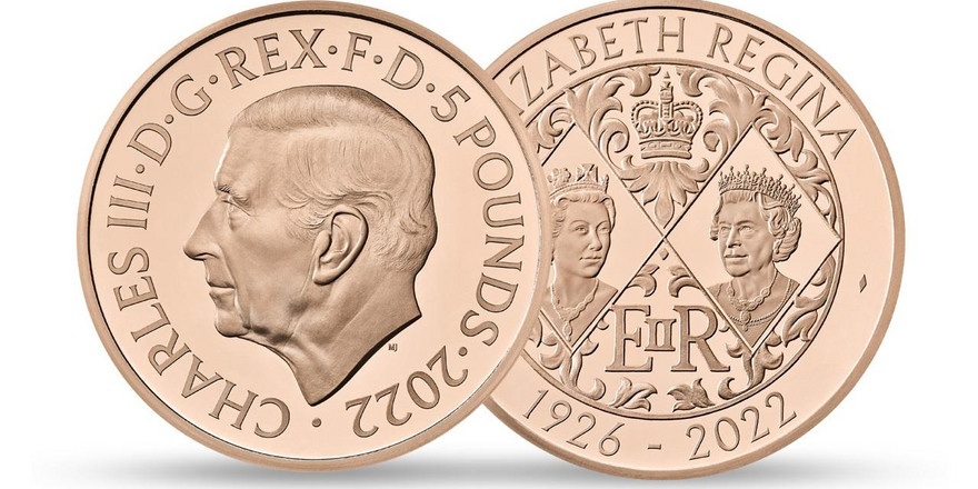 Представлены первые монеты с портретом нового британского монарха