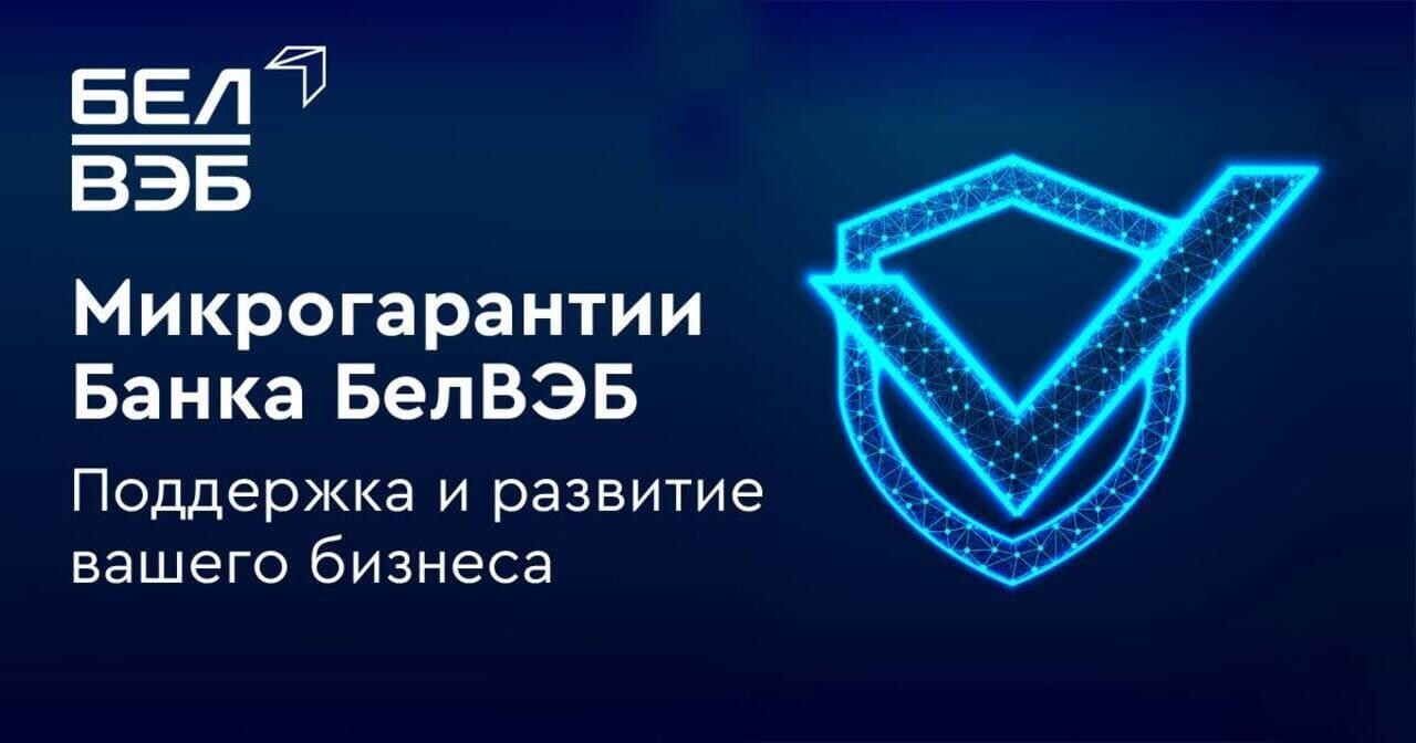 Микрогарантия банка БелВЭБ – путь к большим делам!