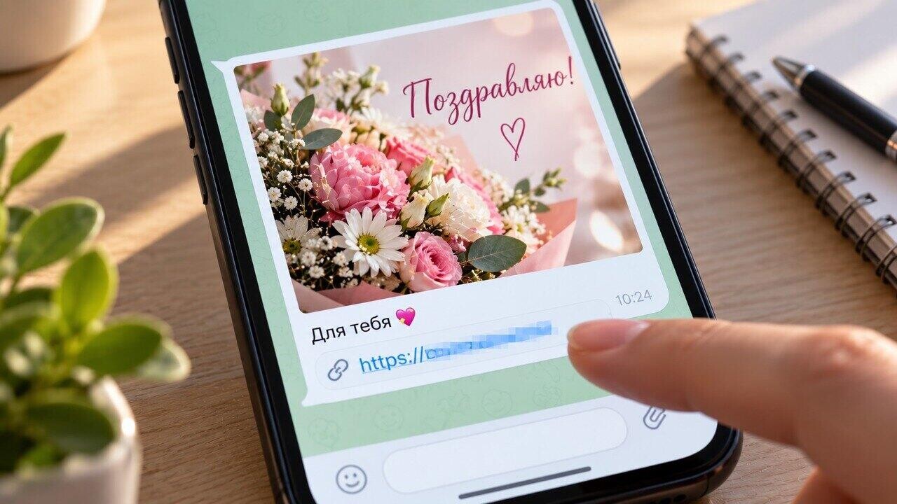 Белорусов предупредили об опасности открыток в мессенджерах