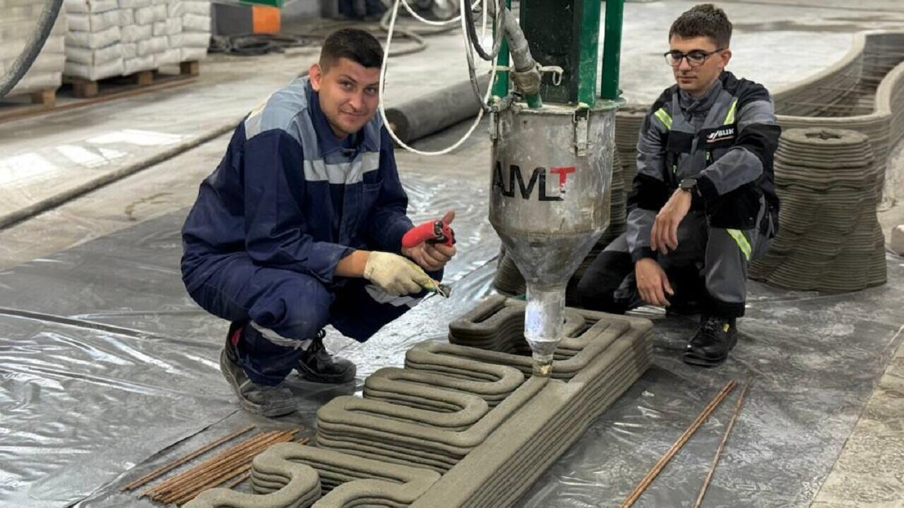 В Беларуси запустили первый строительный 3D-принтер для бетона