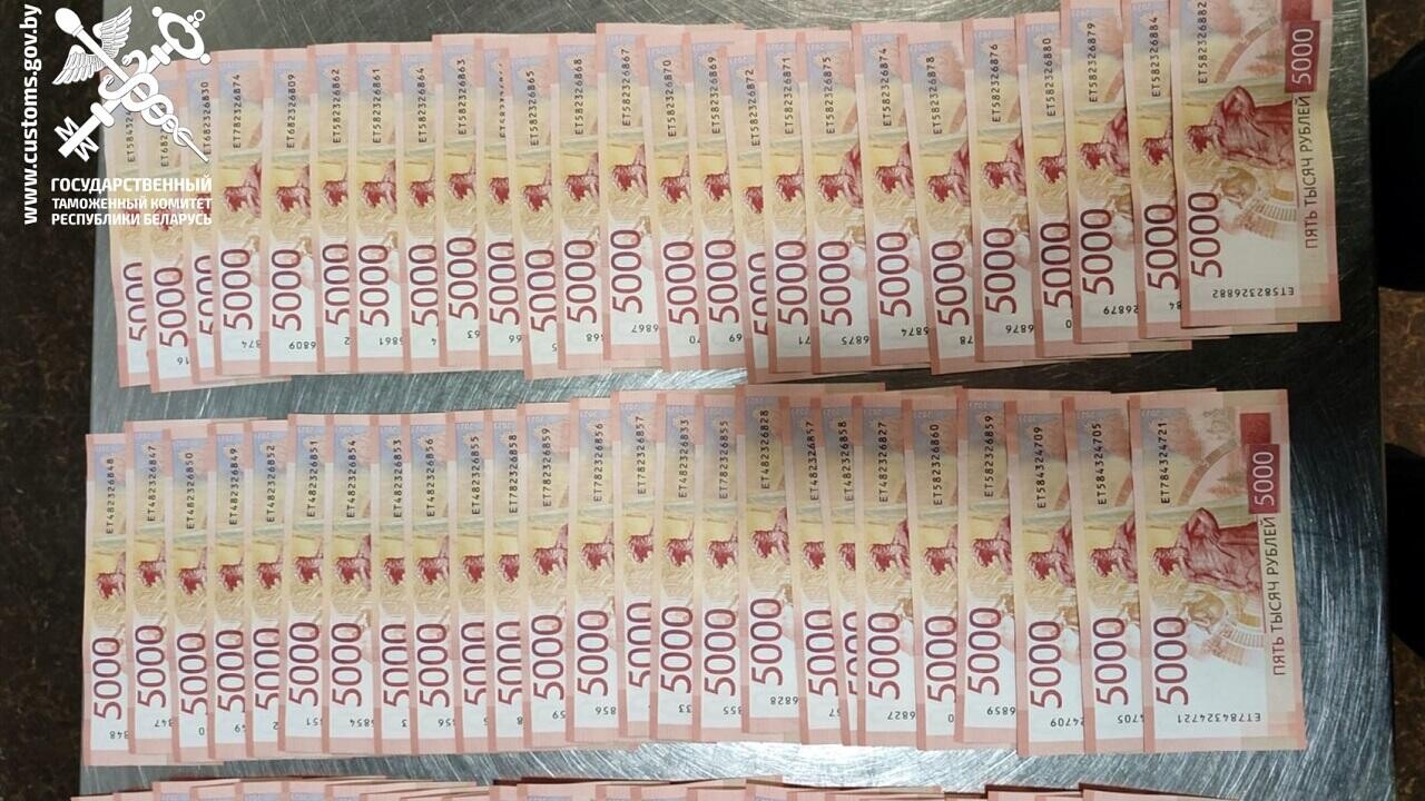 Россиянин пытался улететь из Минска, спрятав от таможни наличку на $56 000