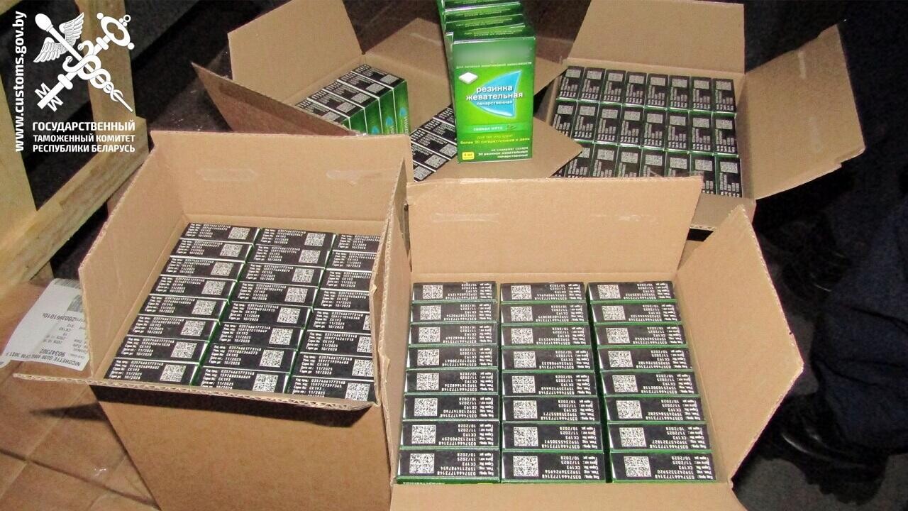 Белорусская таможня задержала неучтенную партию жвачки и спреев для рта на $1 млн